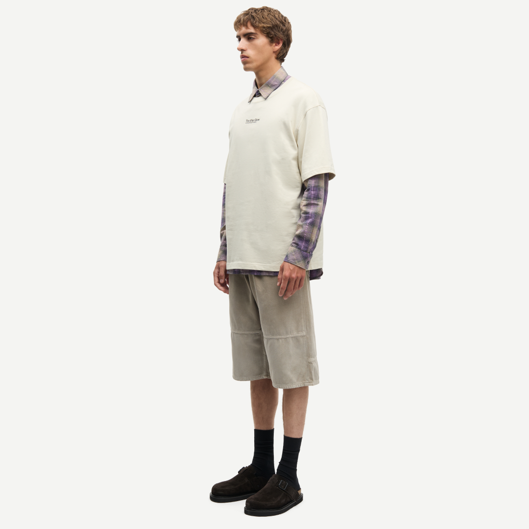 SAMSØE SAMSØE - SAUNI T-SHIRT KREMOWY