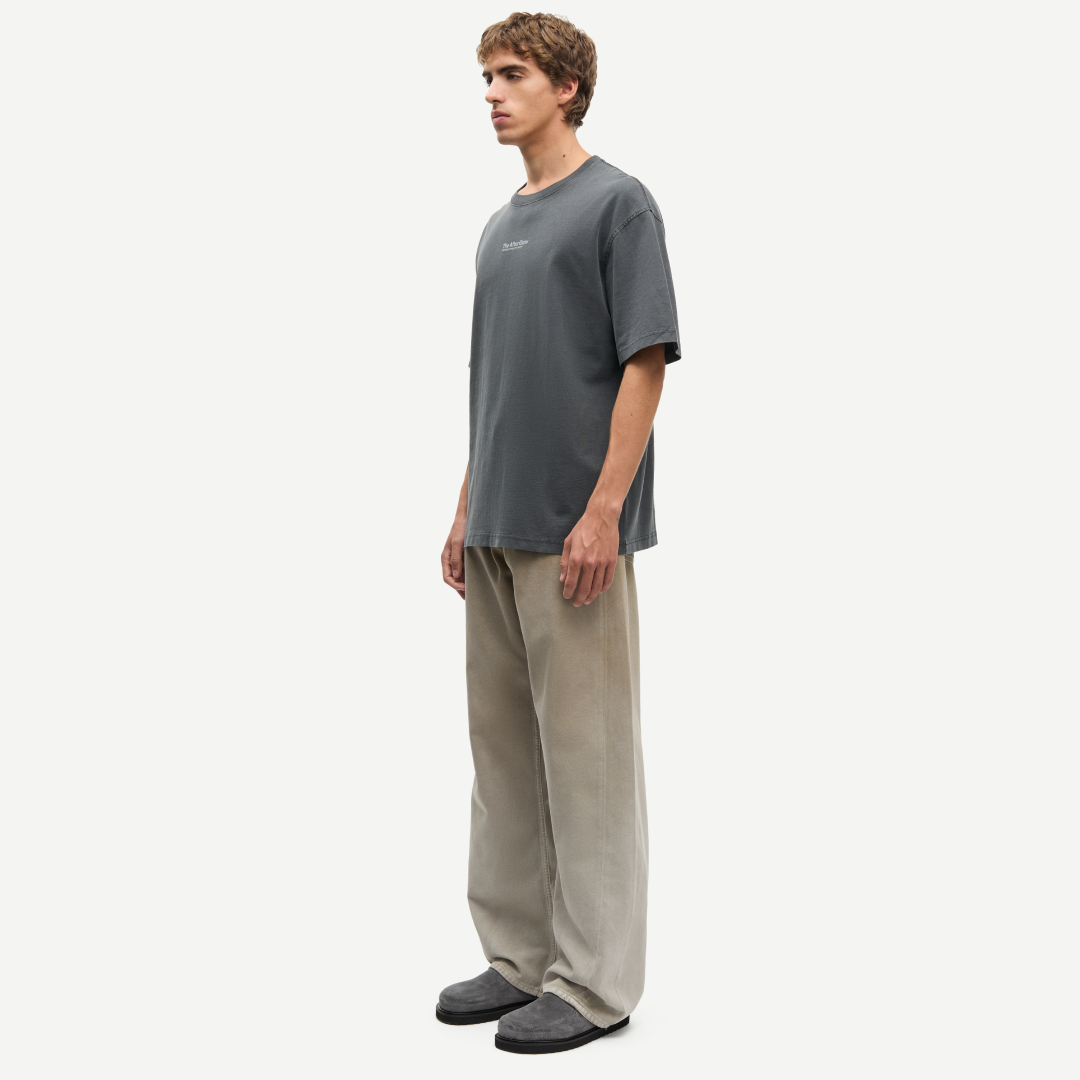 SAMSØE SAMSØE - SAUNI T-SHIRT SZARY