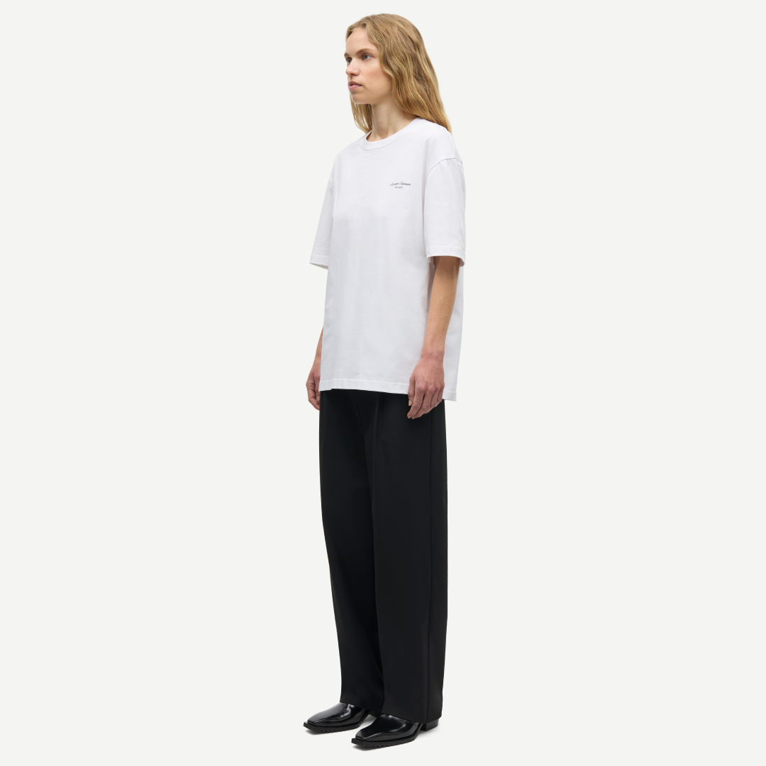 SAMSØE SAMSØE - SAUNI T-SHIRT BIAŁY