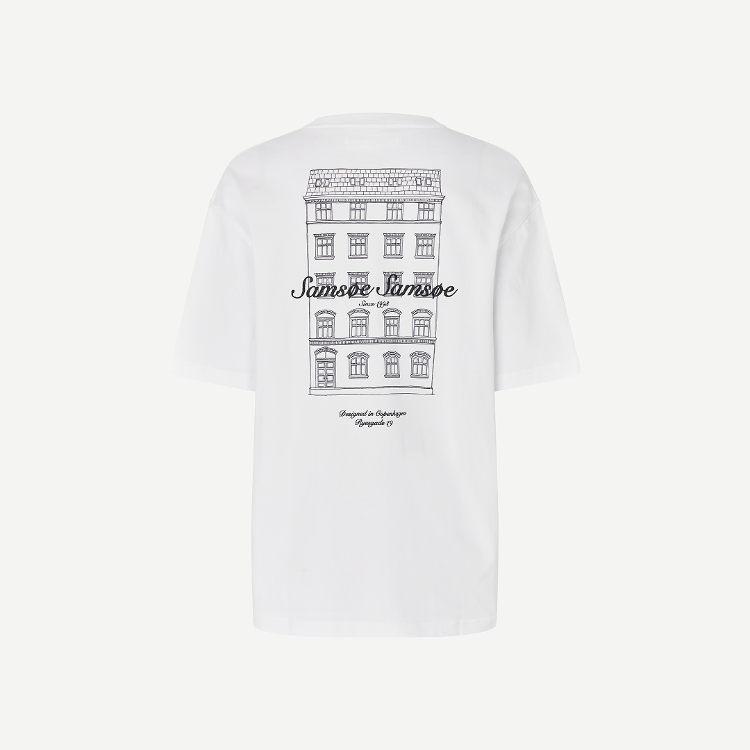 SAMSØE SAMSØE - SAUNI T-SHIRT BIAŁY