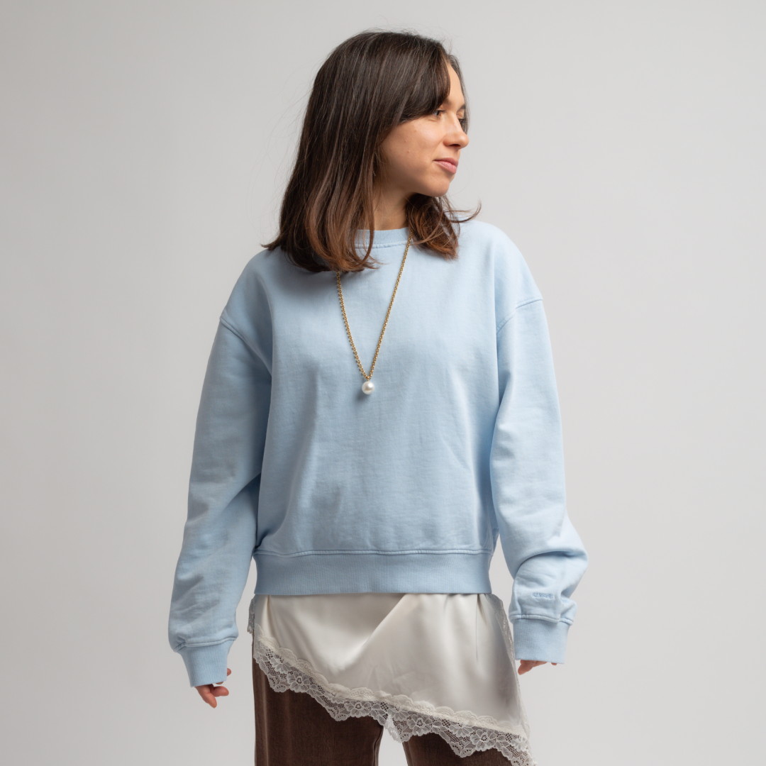 SAMSØE SAMSØE - SAVAN BLUZA NIEBIESKA