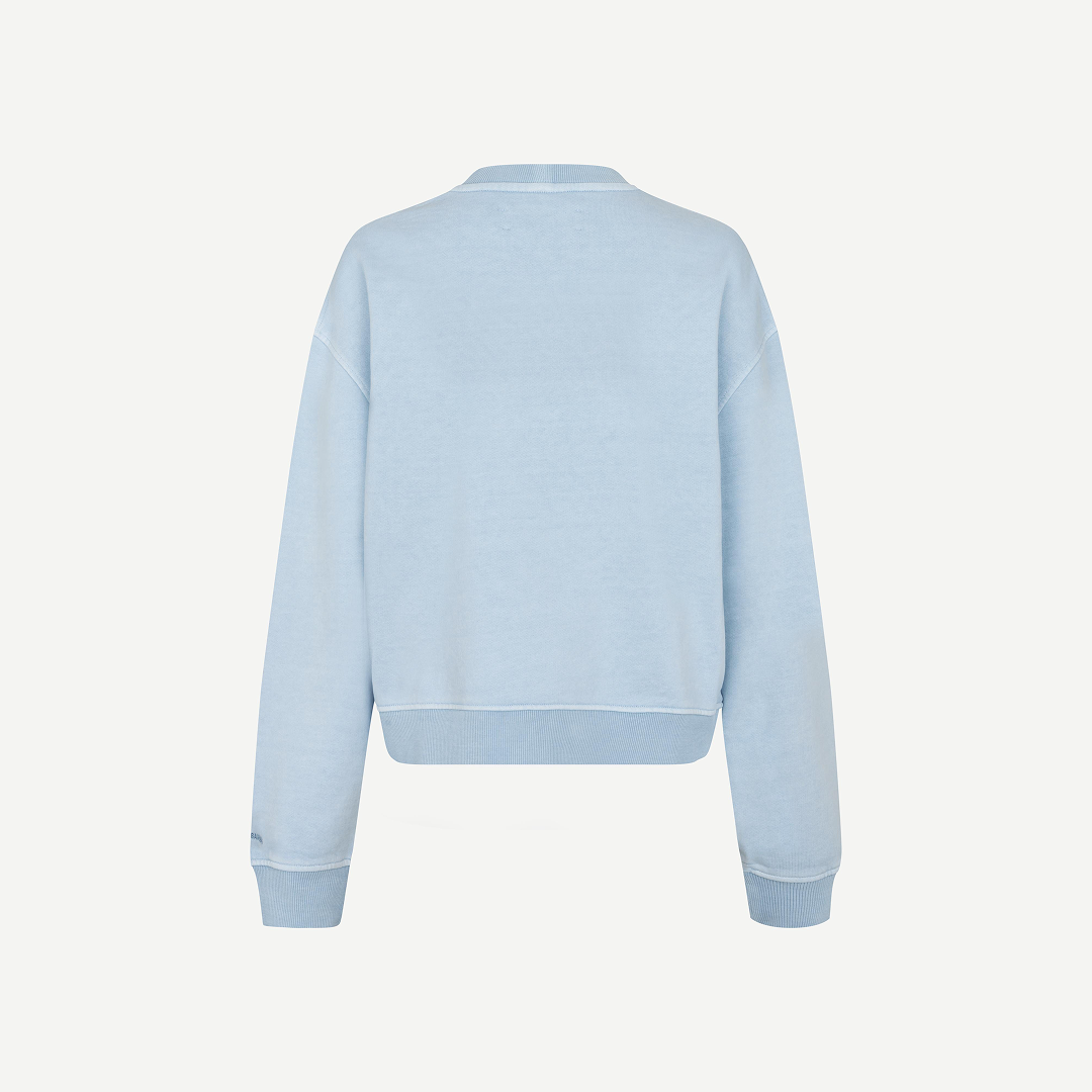 SAMSØE SAMSØE - SAVAN BLUZA NIEBIESKA