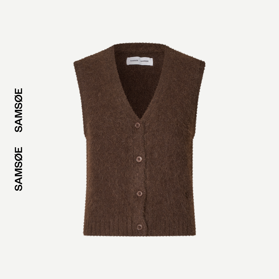 SAMSØE SAMSØE - SAJEANNE KAMIZELKA BRĄZOWA