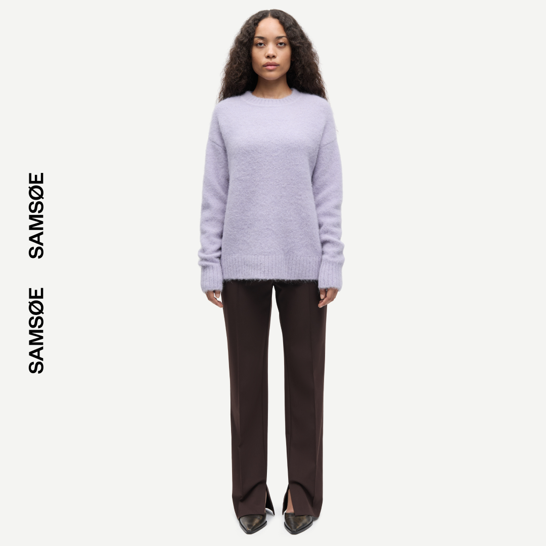 SAMSØE SAMSØE - SAYEANNE SWETER LILIOWY