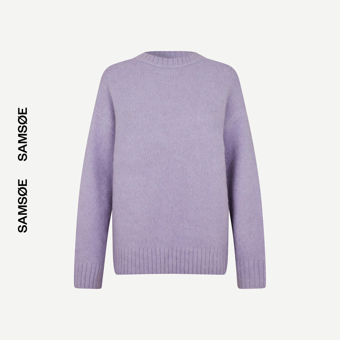 SAMSØE SAMSØE - SAYEANNE SWETER LILIOWY